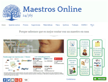 Tablet Screenshot of maestronline.com